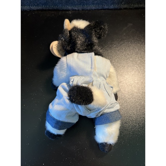 TY Attic Treasures‎ Madison The Cow Plush Toy with Outfit Tags 9" - Picture 8 of 8
